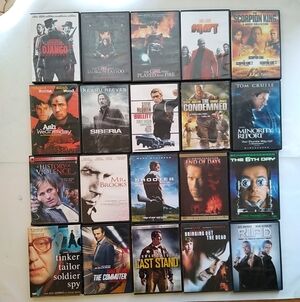 DVD Lot 21 Movies + Complete Mini Series, Django Unchained Scorpion King Tattoo+